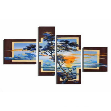 Hand-Painted Canvas Beautiful Landscape Oil Painting